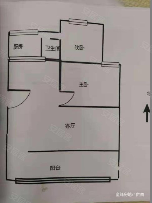 德惠小区3室2厅1卫80㎡南北59.8万