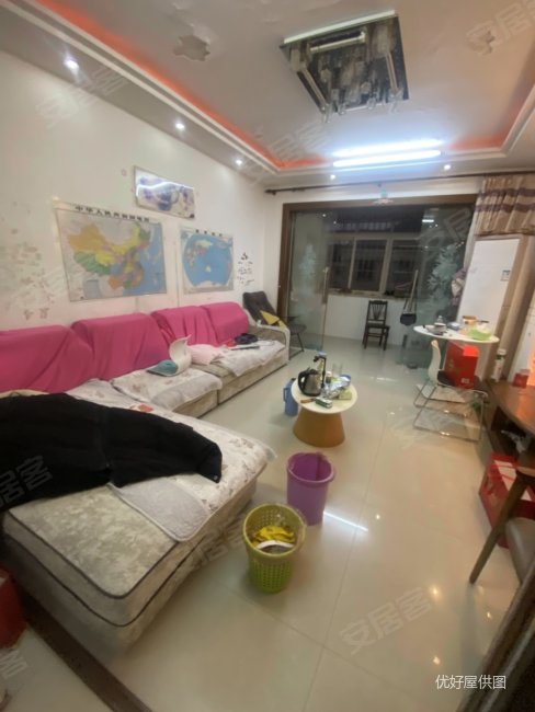 花苑新村顶复满五  带南大露台带车库喜欢这样复试的家人可看