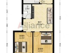 市公路局家属院 2室2厅1卫