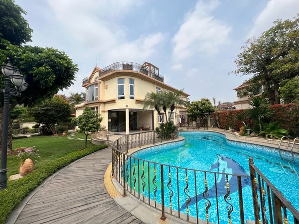 广州番禺广州雅居乐广州雅居乐花园灏湖居雅居乐独栋别墅 700方花园带