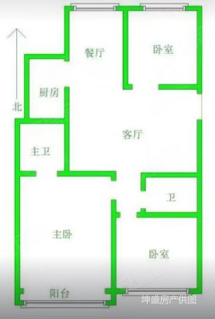 在水一方(C区)3室2厅2卫115.22㎡南北132万