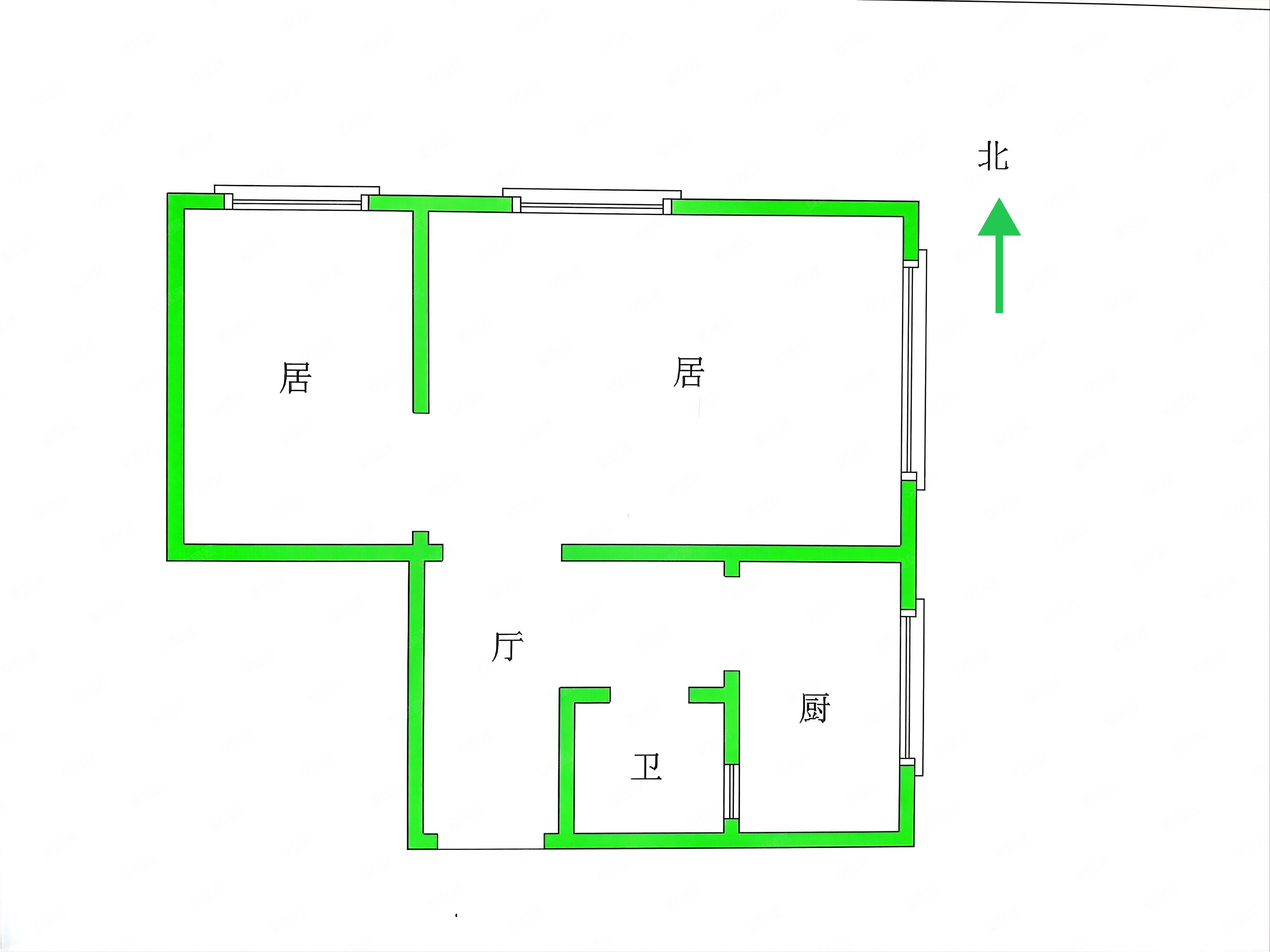 新村片 丁字沽三段 三楼到顶的一楼 套偏两室 诚意出售