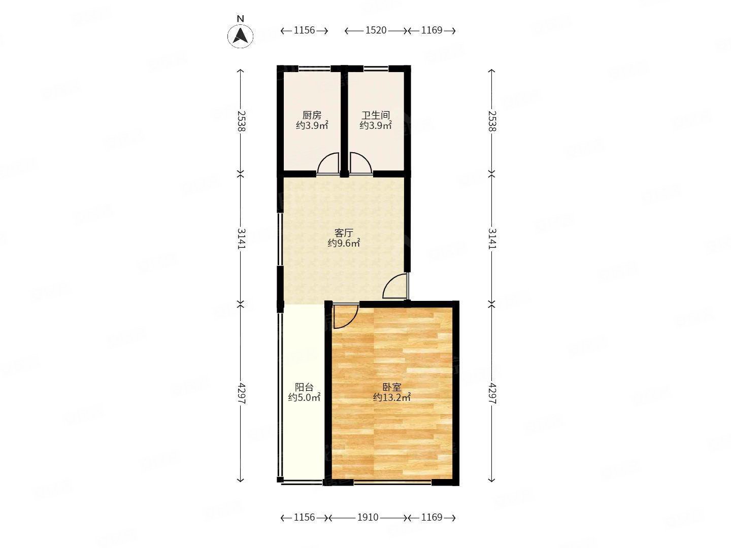跨塘高浜新村一室一厅92万看房随时