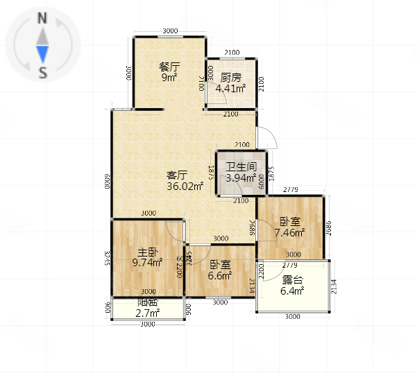 新上四院附近多层洋房彭园地铁口物华家园低楼层三室朝阳随时看房