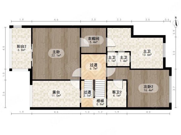 香山艺墅3室3厅3卫189.62㎡东西1880万