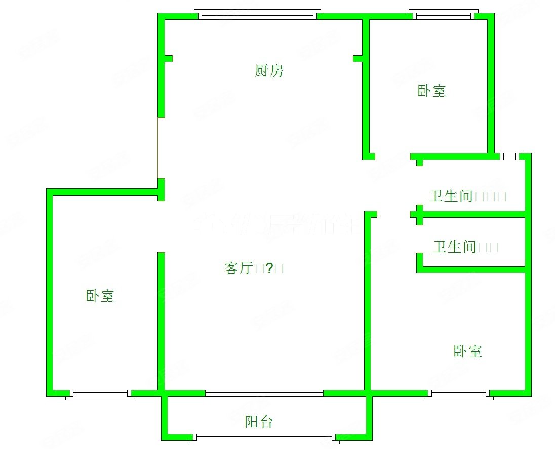 万福祥苑户型图图片