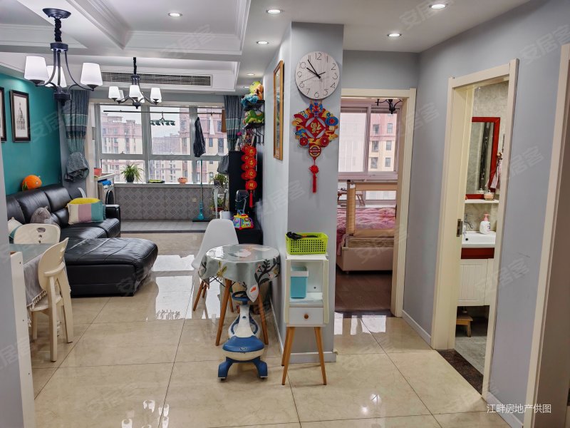 小高层 大套精装修 满五年 可过户做贷款,龙岸花园祥和苑二手房,80万