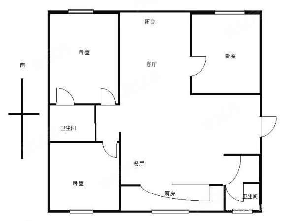 万科惠斯勒小镇3室2厅2卫133.46㎡南北120万