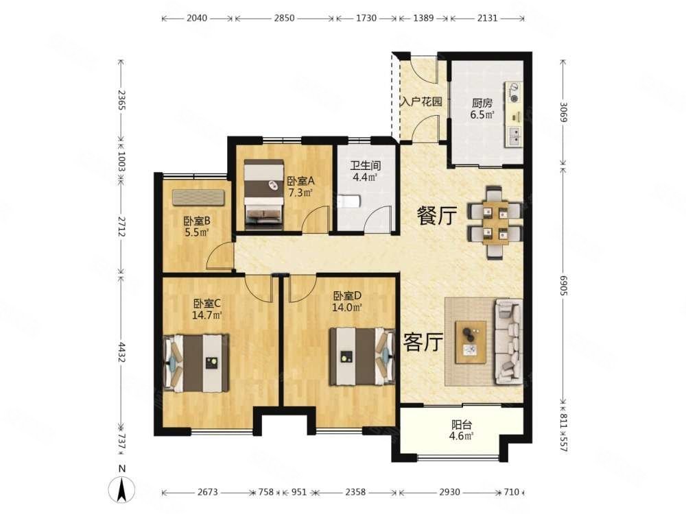63平米-合肥安居客