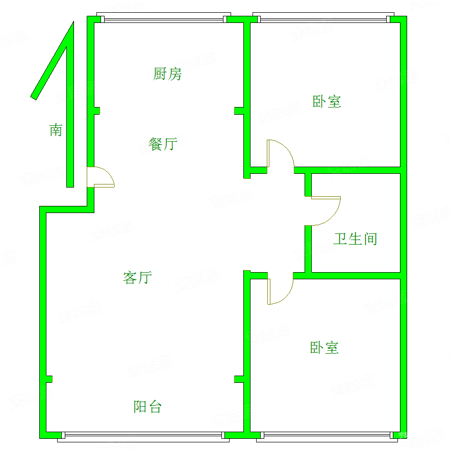 御景苑(二区) 居住密度低 近地铁 南向采光好 商业配套齐全