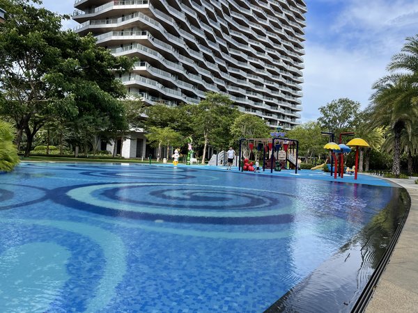 三亚吉阳鹿回头复地鹿岛年租20万  复地鹿岛 4房3卫  高层一线海景 南北通透出租房源真实图片