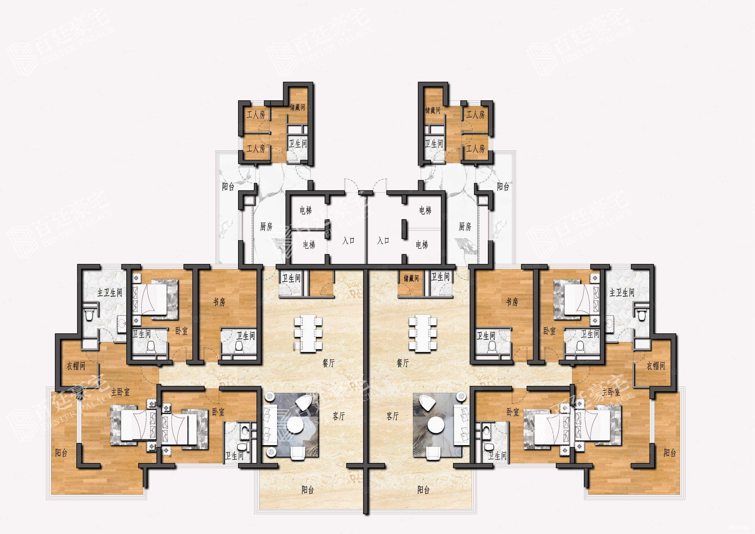 汤臣一品4室2厅4卫431.89㎡西9600万