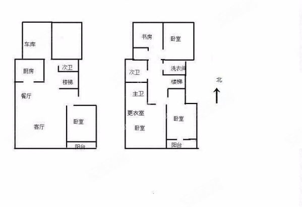 时代俊园翔盛园5室2厅4卫223.85㎡南北312万