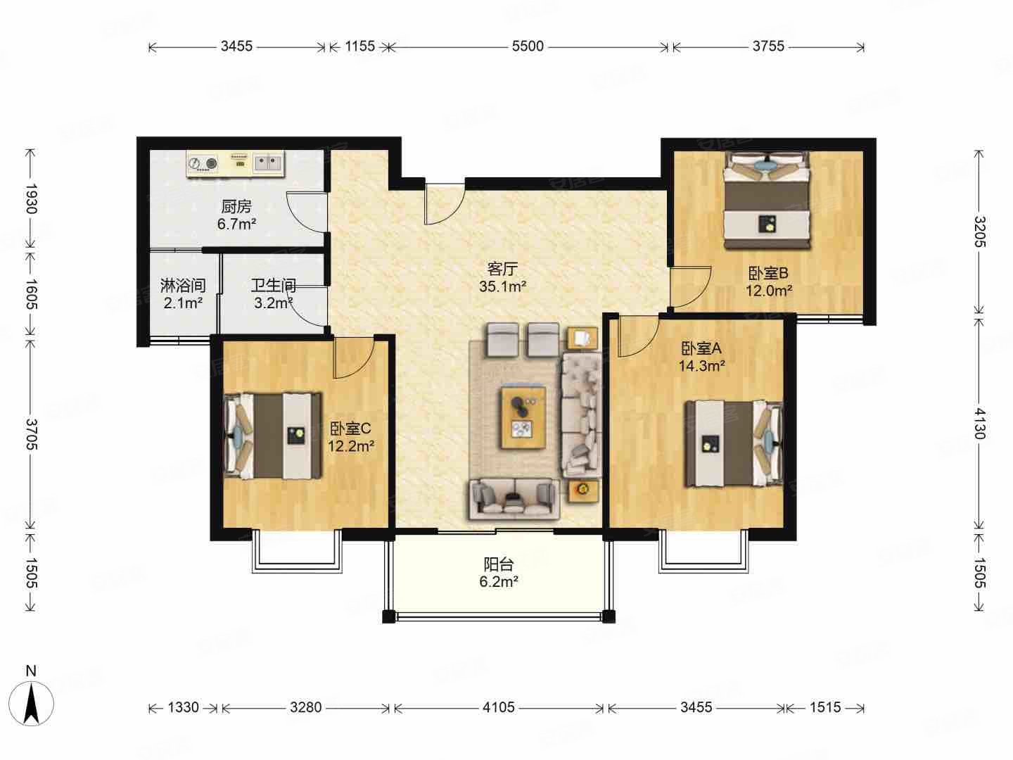 御安西苑全南户型精装拎包入住房东急售交通便利