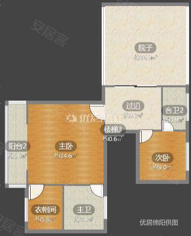 富临山庄4室2厅2卫236㎡南188万