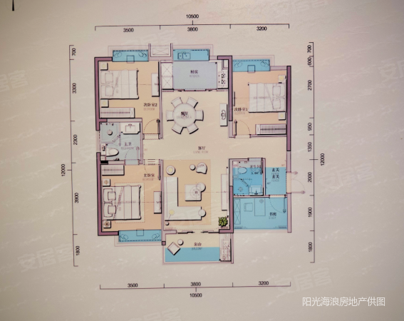 繁华里4室2厅2卫136㎡南北345万