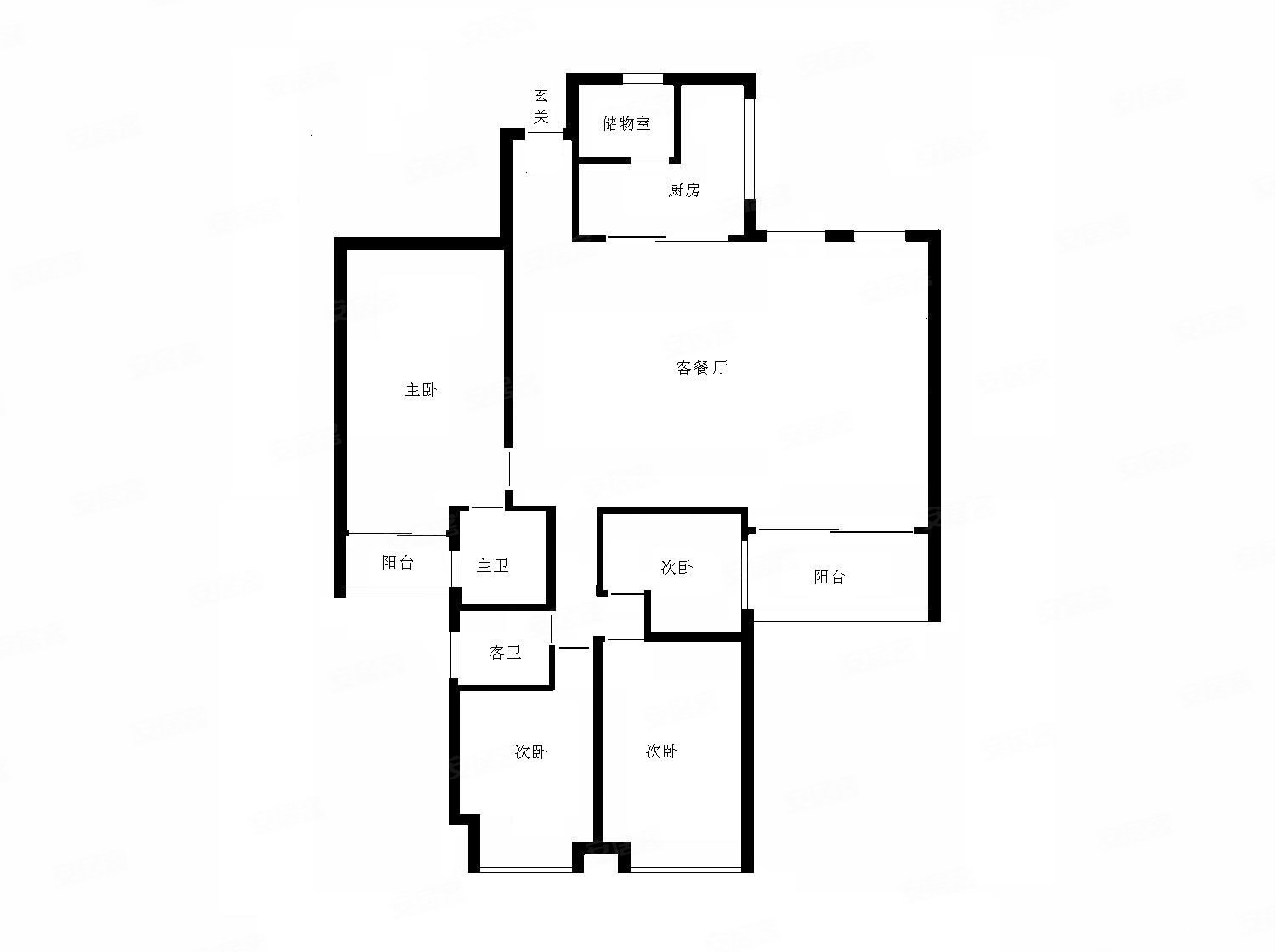 跑马地花园4房177方品质小区交通便利
