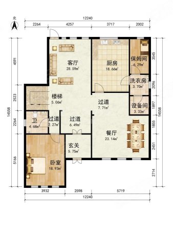 香江花园(别墅)4室3厅4卫222㎡东2650万