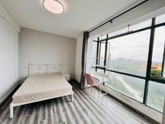 南京浦口桥北明发滨江新城三期 朝南带大落地窗 设施齐全 随时看房拎包入住出租房源真实图片