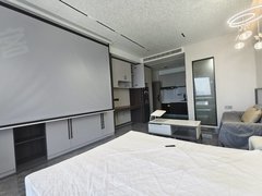 永康永康市区天鹅路商业街宝龙广场大单间 大落地窗高楼层 民用水电 配套齐全出租房源真实图片