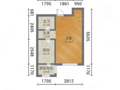 天津北辰天穆普泽家园 1室1厅1卫出租房源真实图片