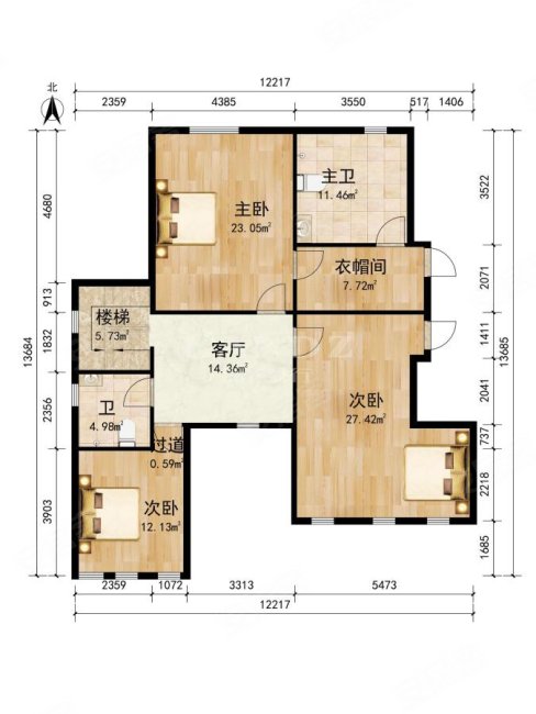 香江花园(别墅)4室3厅4卫222㎡东2650万