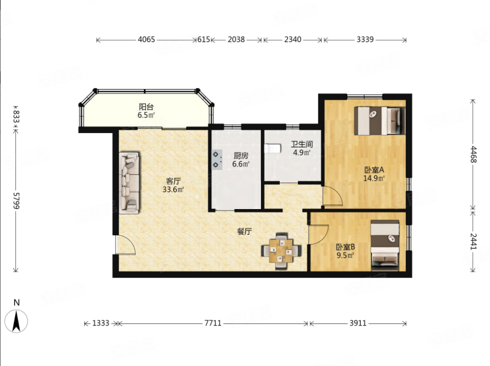 河畔花园精装两室园区中间不临街好楼层不挡光我有钥匙