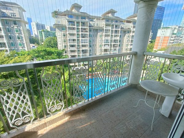 深圳南山南山中心区海文花园近软件园科技园 安静看花园泳池2房 拎包