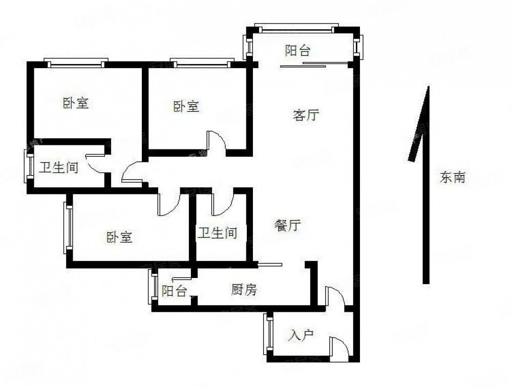 汇龙湾 高端小区  可以做3加1房  毛坯  随时看房有钥匙