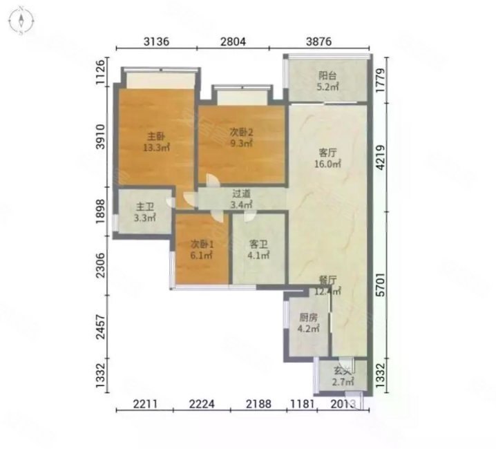 亚运城天韵 车位充足 带电梯 装修好 正规商品房 双卫