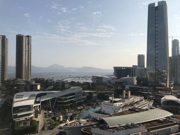 深圳南山蛇口海滨花园(南山)紧邻海上世界商圈 海景高层109平 空房
