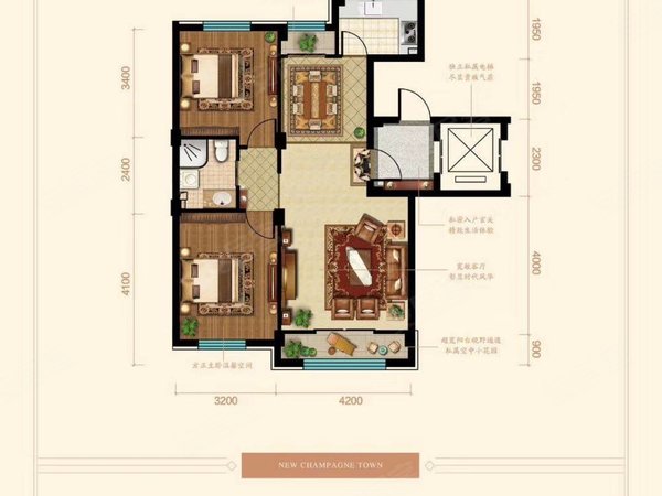 肇州瀚城名苑瀚城二期 真图 洋房 精装修 干净整洁出租房源真实图片