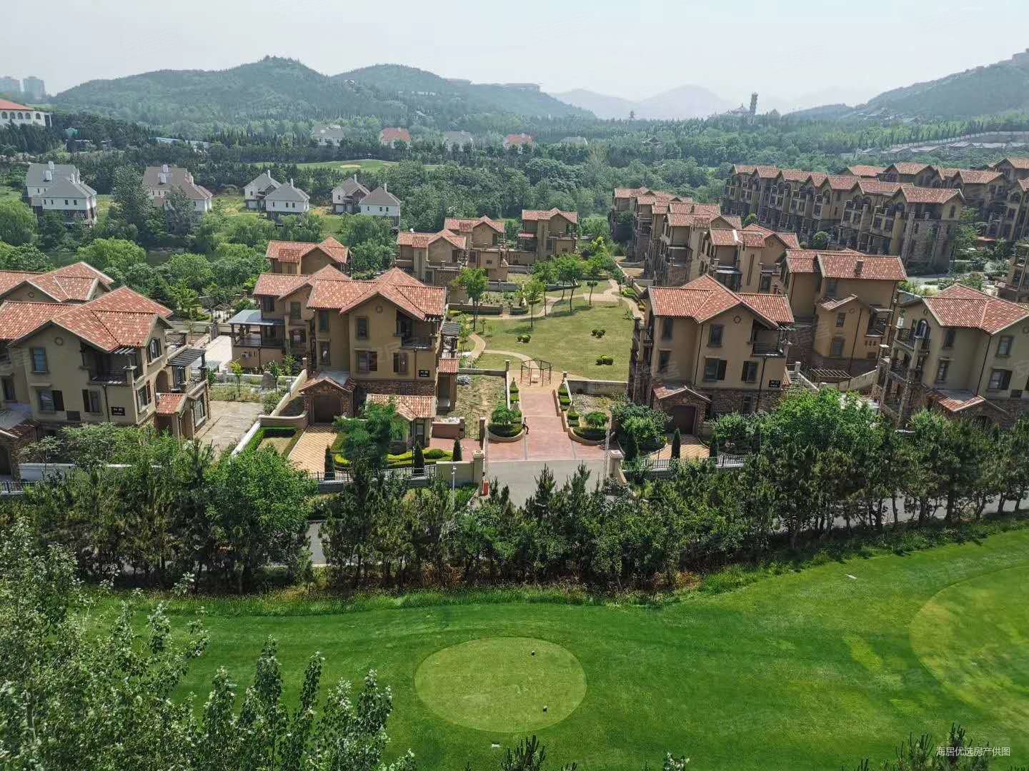 龙口托斯卡纳独栋别墅占地近1亩 超大花园 带车库观景露台