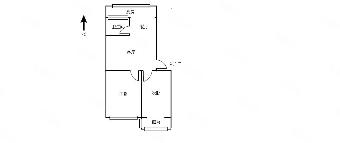 太化新光第一小区2室1厅1卫67.8㎡南北63万