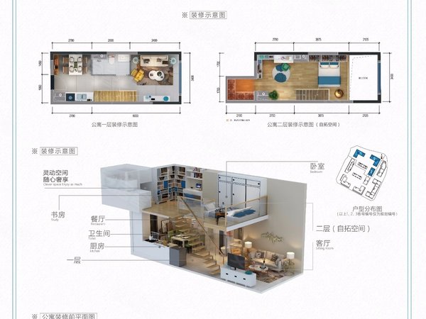 昆明五华泛亚科技新区上悦天地(商住楼)支持短租,押一付一,吾悦广场旁