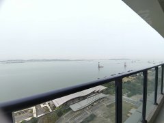 广州南沙南沙港面朝大海 中交蓝色海湾一线海景 全屋中央空调 一梯一户出租房源真实图片