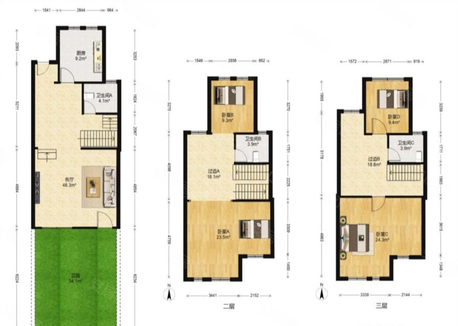 吉宝澜岸铭郡 正南朝向 楼层好 居住密度低 车位充足