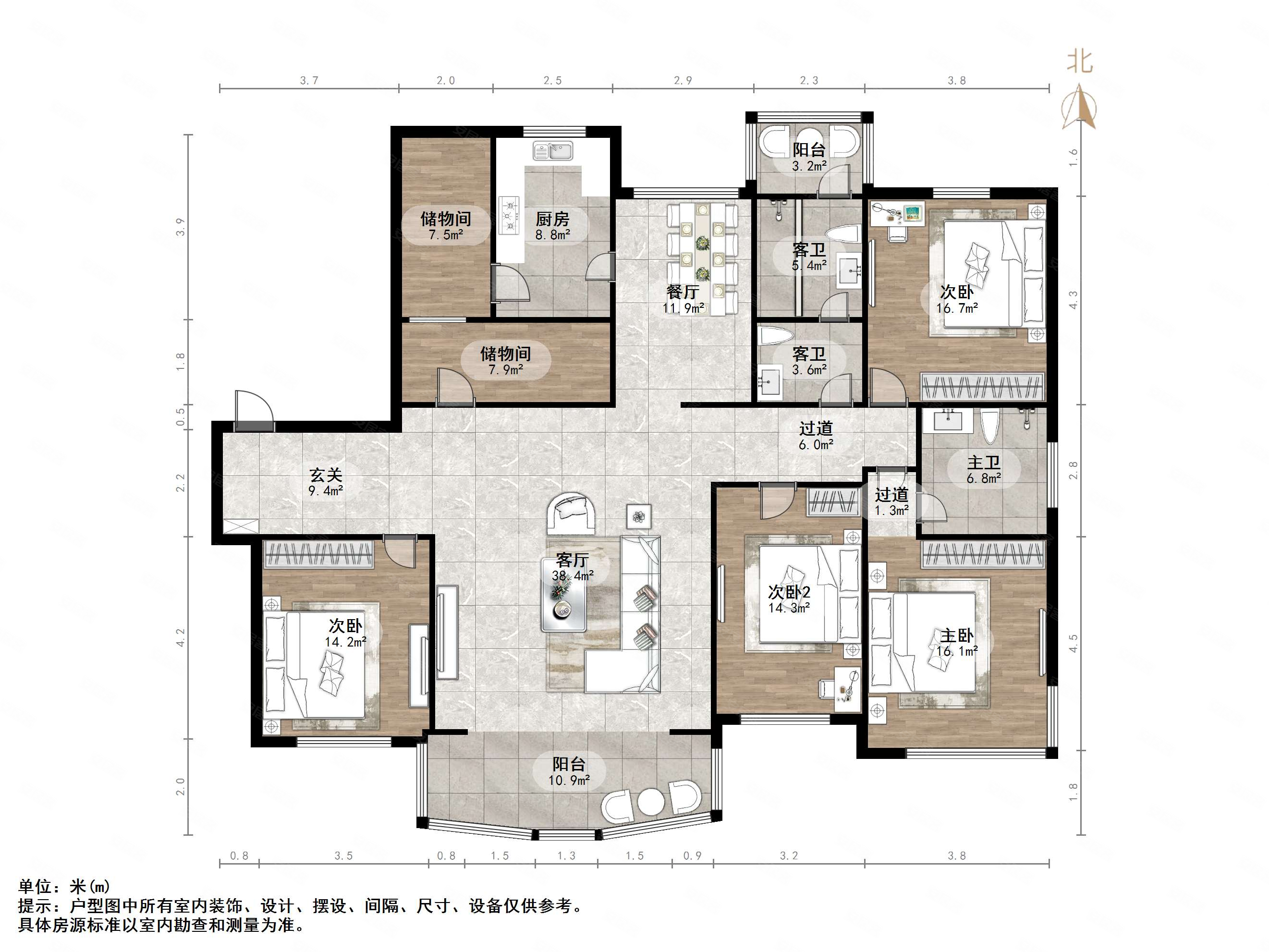 12层洋房采光视野佳户型炒鸡实用三室客厅朝阳