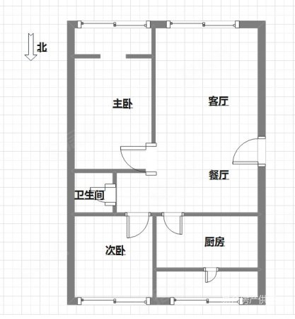 栖美园小区2室2厅1卫110.7㎡南北238万