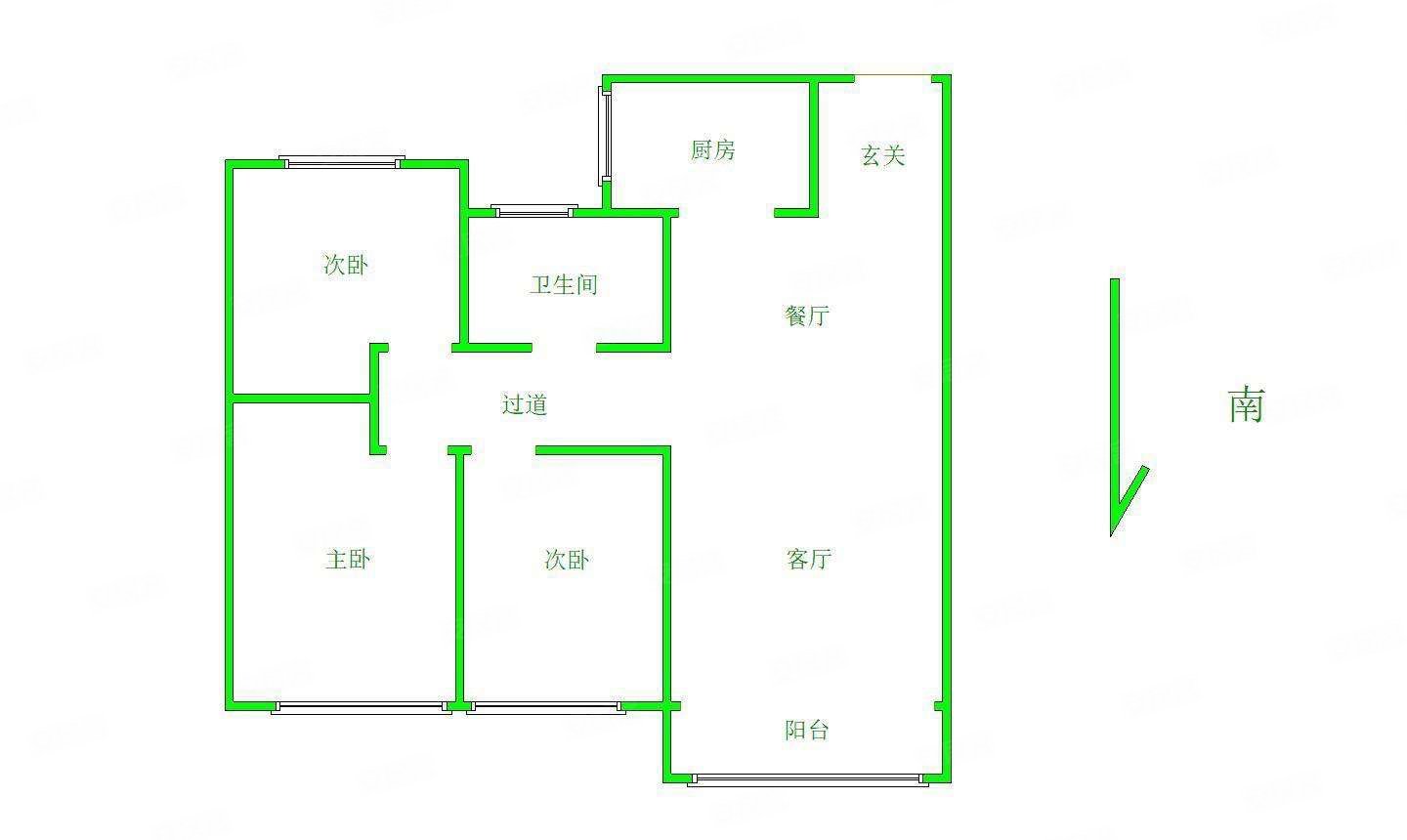 南北通透 居住密度低 得房率高 有钥匙随时看房 商品住宅,天鸿君邑