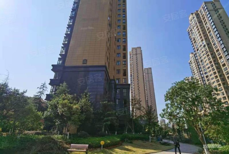 九龙湖花园一区有电梯近地铁朝南装修好满二