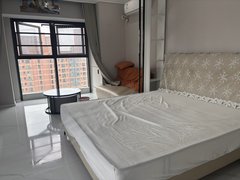 黄石黄石港花湖广场万达铜锣湾公寓，整租精装电梯一室，家电齐全，拎包入住出租房源真实图片