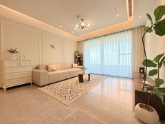 佛山南海千灯湖（全新首租）保利天际，法式奶油风，商住两用，送物业免租期。出租房源真实图片