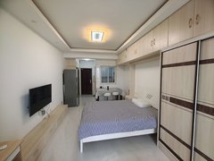 浮梁三贤湖新昌广场三贤湖春湖圣岛电梯精装朝南江景公寓一室一厅一厨一卫拎包入住出租房源真实图片