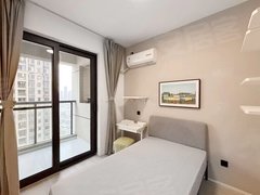 武汉硚口宗关独立阳台！0中介！可免押！兴华尚都国际 泛海国际 武汉商务区出租房源真实图片