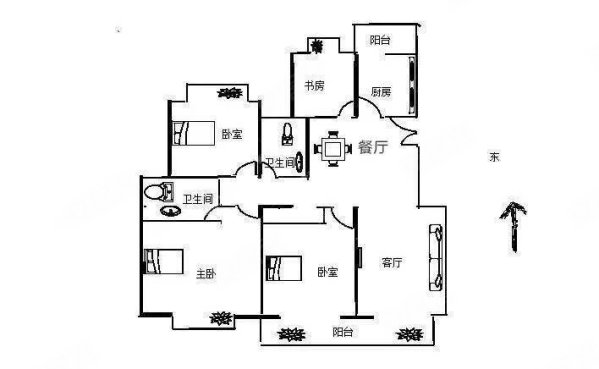 雨花毓秀小区4室2厅2卫160㎡西北142万