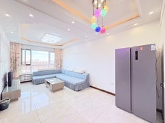 海拉尔河东成吉思汗广场发达广场肯德基,充电桩附近电梯好楼层两室一厅可以月付拎包入住出租房源真实图片