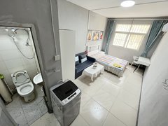 西安长安韦曲高品质一室独立卫浴航天城地铁口独立洗衣机长安街凤栖原地铁口出租房源真实图片