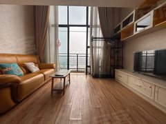 怡海港复式公寓，轻奢风格，拎包入住，家私家电齐全，近天安数码