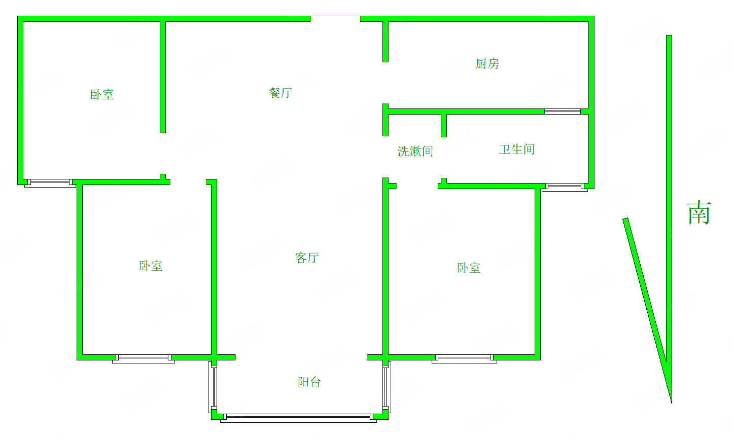 上新全新精装华耀城附近力合伊水苑3室可随时看房